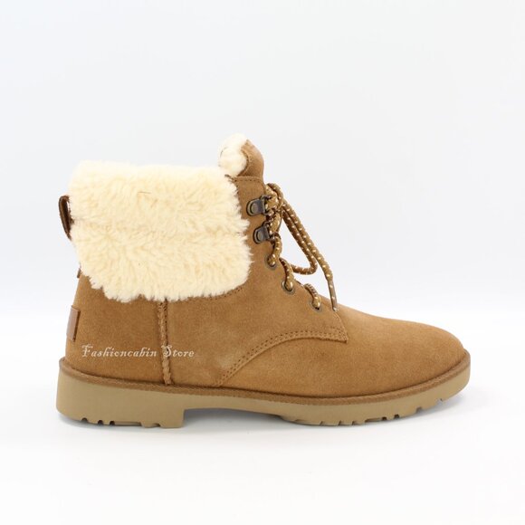 NEW UGG Romely Heritage Suede Boots - Comfortable Winter Booties - Picture 7 of 13